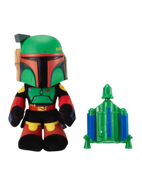 Peluche mattel star wars the book of boba fett boba fett