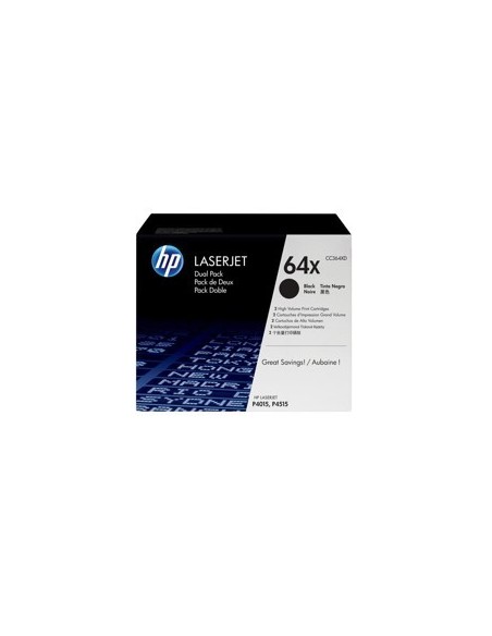 Toner hp ce250xd negro 10 500pag cnxxx  cpxxx paquete 2 unidades