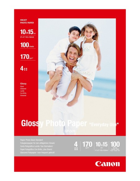 Papel fotografico canon gp  501 10x15cm 100 hojas