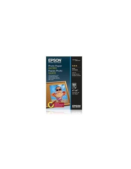 Papel foto epson s042547 glossy 10x15 50 hojas