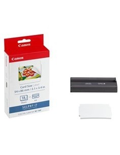 Papel foto canon selphy kc  18if  tinta 18 adhesivos tarjeta credito series cp
