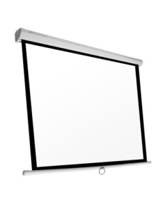 Pantalla manual videoproyector pared y techo phoenix 80´´ 1 4m x 1 4m ratio 11  169  43 posicio