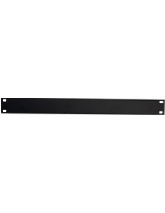 Panel solido wp 1u metalico negro