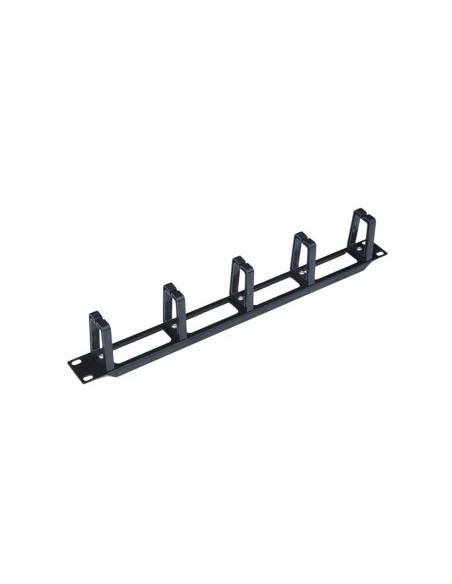 Panel pasa cables wp 1u plastico negro