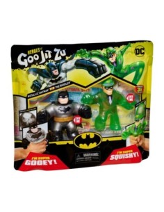 Pack de 2 figuras bandai goo jit zu dc héroes batman vs the riddler