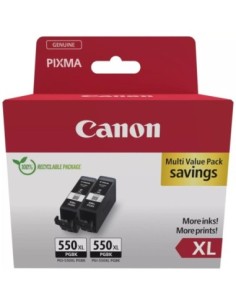 Pack cartucho tinta canon pgi  550xl negro 2 uds