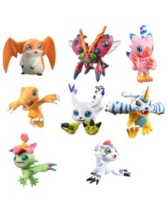 Pack 8 figuras megahouse digimon adventure digicolle series mix special edition gift set