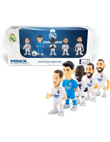 Pack 5 figuras minix pack real madrid 7 cm