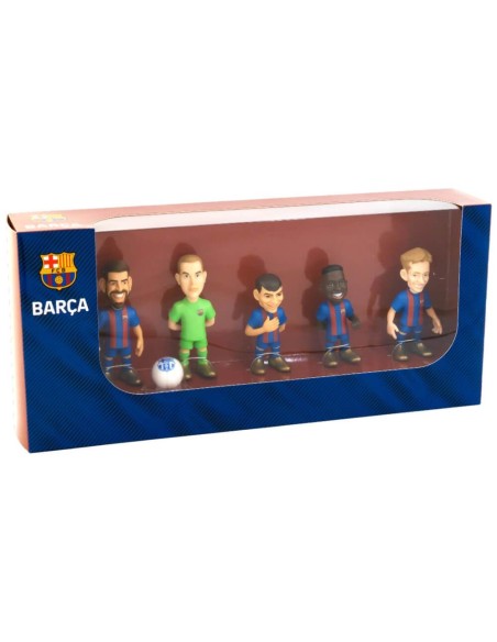 Pack 5 figuras minix fc barcelona