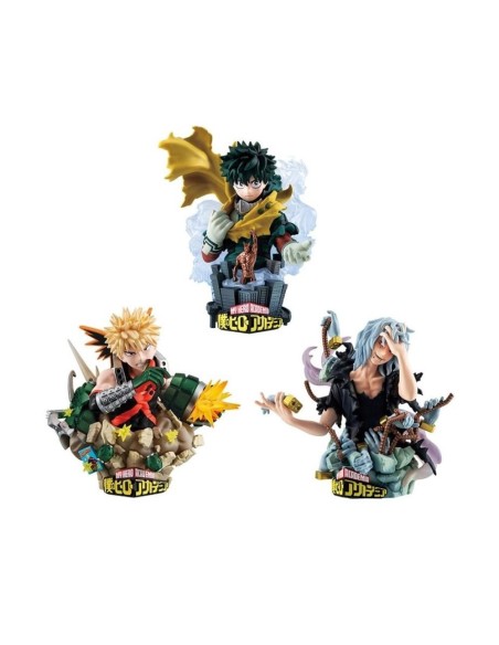 Pack 3 figuras megahouse petitrama ex series 3 my hero academia type  decision