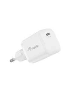 Pack 25 unidades cargador de pared equip 245530 pd 1 x usb tipo c  20w  carga rapida