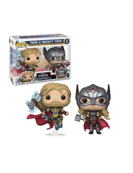 Pack 2 funkos funko pop marvel thor love y thunder thor y migthy thor 63176