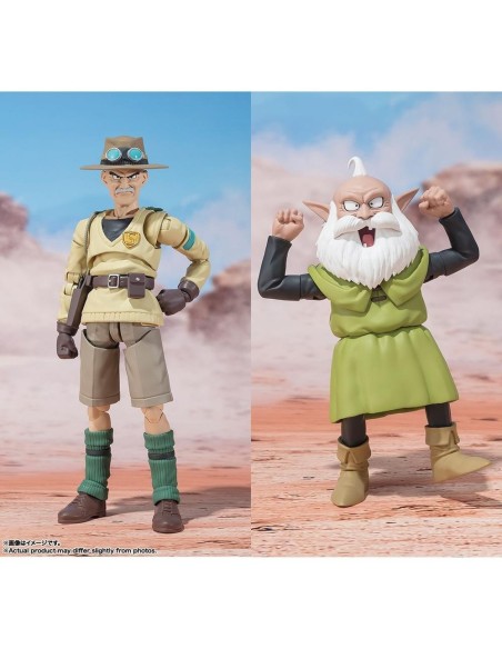 Pack 2 figuras tamashii nations sand land sh figuarts rao y thief 15 y 11cm