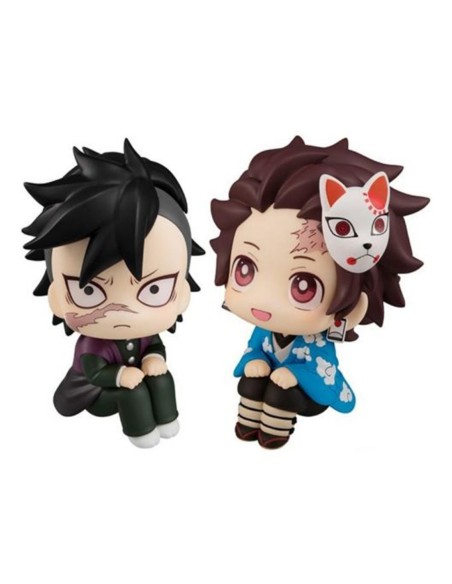 Pack 2 figuras megahouse look up genya y tanjiro kamado prueba final gift set