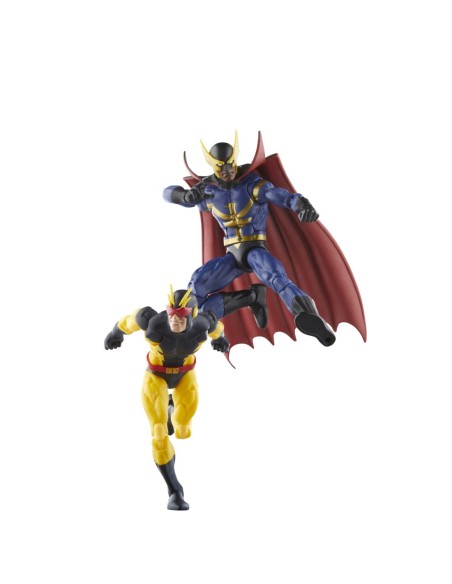 Pack 2 figuras hasbro marvel legends series nighthawk y blur