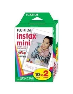 Pack 2 cartuchos  carga fujifilm 10 fotos instax mini