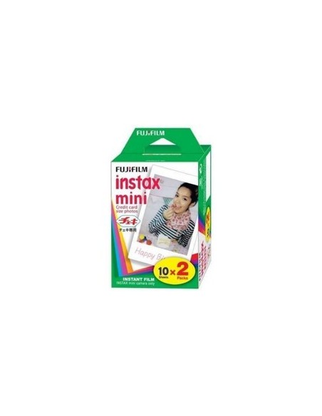 Pack 2 cartuchos  carga fujifilm 10 fotos instax mini