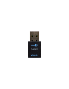 Nano adaptador phoenix receptor de red wifi bluetooth 2 en 1 650mbps dual band