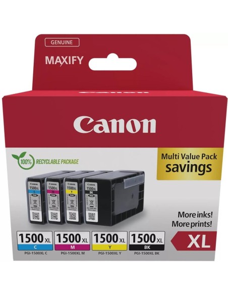 Multipack canon pgi  1500xl n  c  m  a mb2050  mb2350