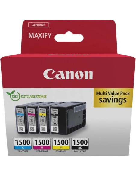 Multipack canon pgi  1500 b  c  m  y