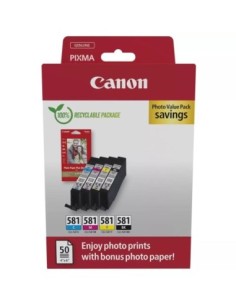 Multipack canon cli 581 bk  c  m  y