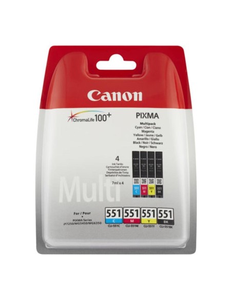 Multipack canon cli  551 c  m  y  bk