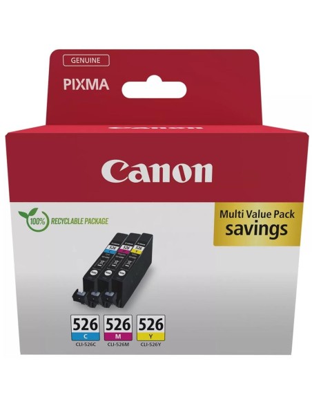Multipack canon cli  526 c  m  a mg5150  mg5250  mg6150  mg8150  ip4850 blister