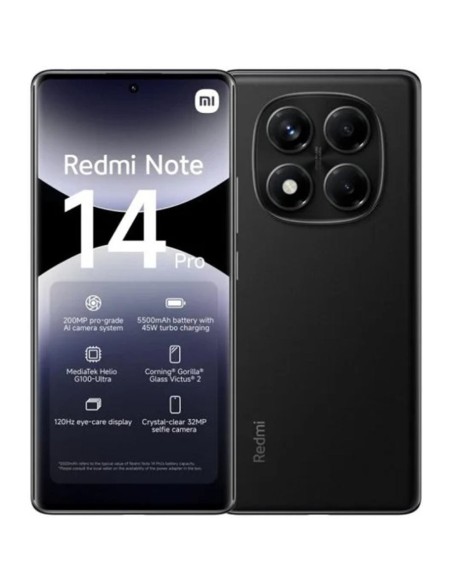 Movil xiaomi redmi note 14 pro 8  256gb negro