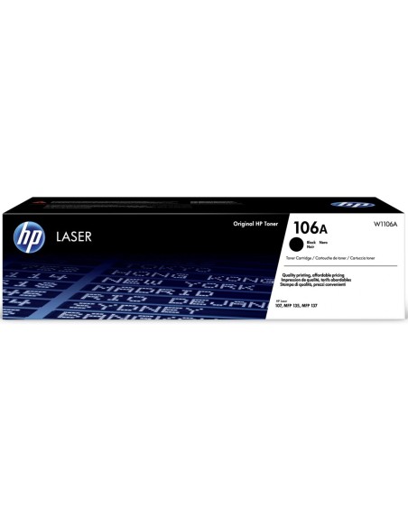 Toner hp 106a w1106a negro 1000 paginas