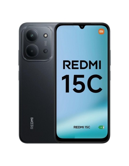 Movil smartphone xiaomi redmi 15c 4  128gb negro