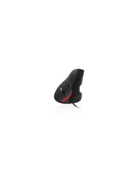 Mouse raton vertical ergonomico ewent ew3156 usb 2 0  1000dpi  negro