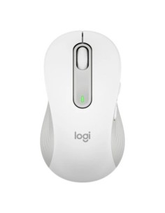 Mouse raton logitech m650 para zurdos optico wireless inalambrico blanco crudo
