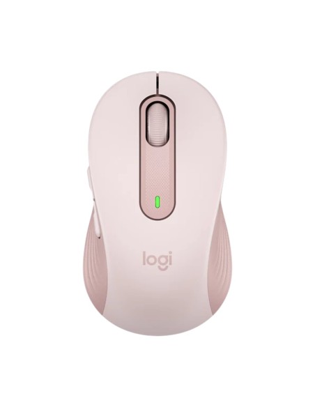 Mouse raton logitech m650 mediano optico wireless inalambrico rosa