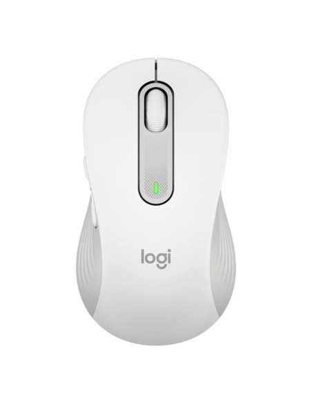 Mouse raton logitech m650 for business grande wireless inalambrico blanco crudo