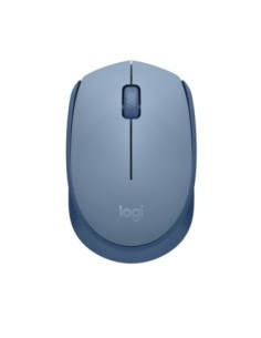 Mouse raton logitech m171 optico wireless inalambrico gris azulado