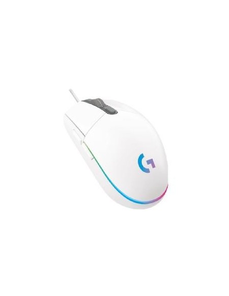 Mouse raton logitech g102 lightsync blanco gaming 8 000 dpi 6 botones