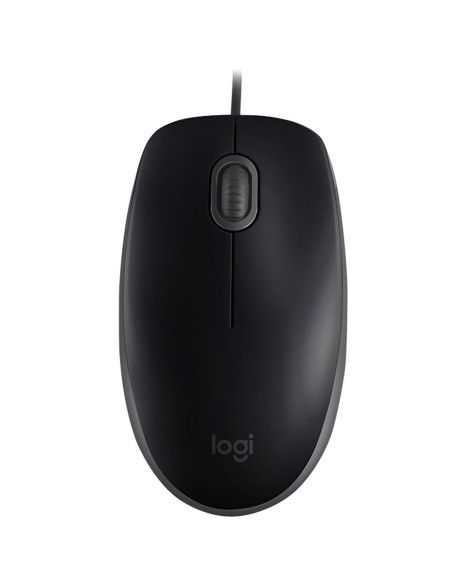 Mouse raton logitech b110 silent optico usb negro