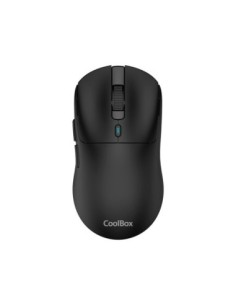 Mouse raton coolbox w03 ultraligero negro 10000 dpi gaming inalambrico rfbt
