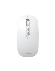 Mouse raton coolbox ia w02 blanco 1600 dpi inalambrico rfbt