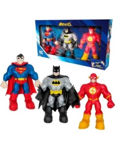 Monsterflex d c  pack de 3 figuras