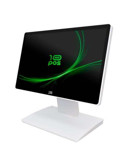 Monitor tpv tactil 15 6 pulgadas 10pos vgahdmi y usb  vesa 75x100 blanco