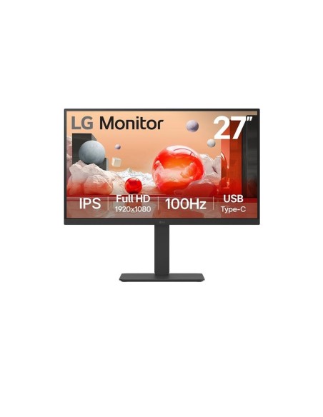 Monitor led lg ips 27ba750 27 pulgadas fhd 5ms hdmi displayport usb  c rj45 reg altura