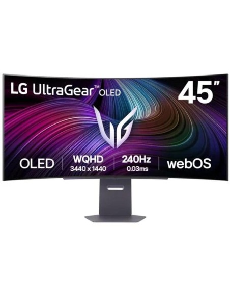 Monitor curvo gaming lg 45gx90sa  b 44 5 pulgadas uwqhd 240hz