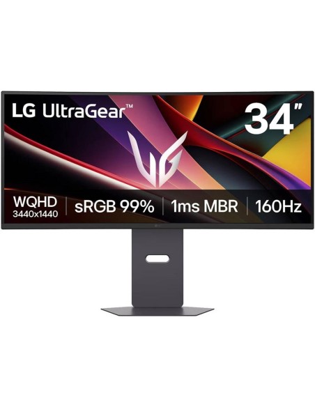 Monitor curvo gaming lg 34g600a  b 34 pulgadas wqhd 160hz