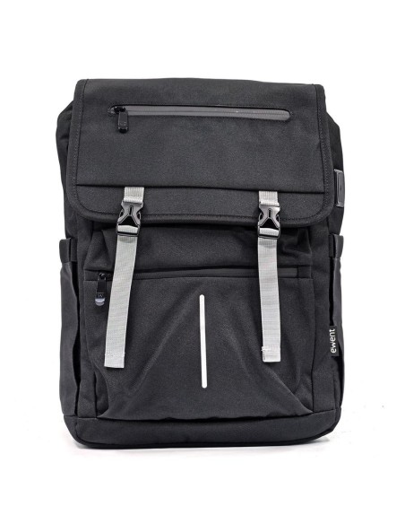 Mochila unisex ewent vintage para portatil 16 1 pulgadas negra