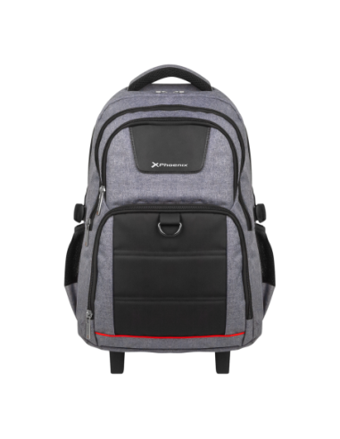 Mochila con ruedas trolley phoenix discovery g para portátil 17 pulgadas gris