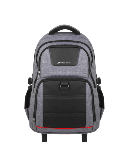 Mochila con ruedas trolley phoenix discovery g para portátil 17 pulgadas gris