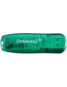 Memoria usb 2 0 intenso rainbow 8gb verde
