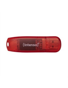 Memoria usb 2 0 intenso rainbow 128gb rojo