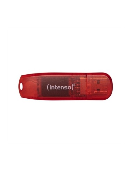 Memoria usb 2 0 intenso rainbow 128gb rojo